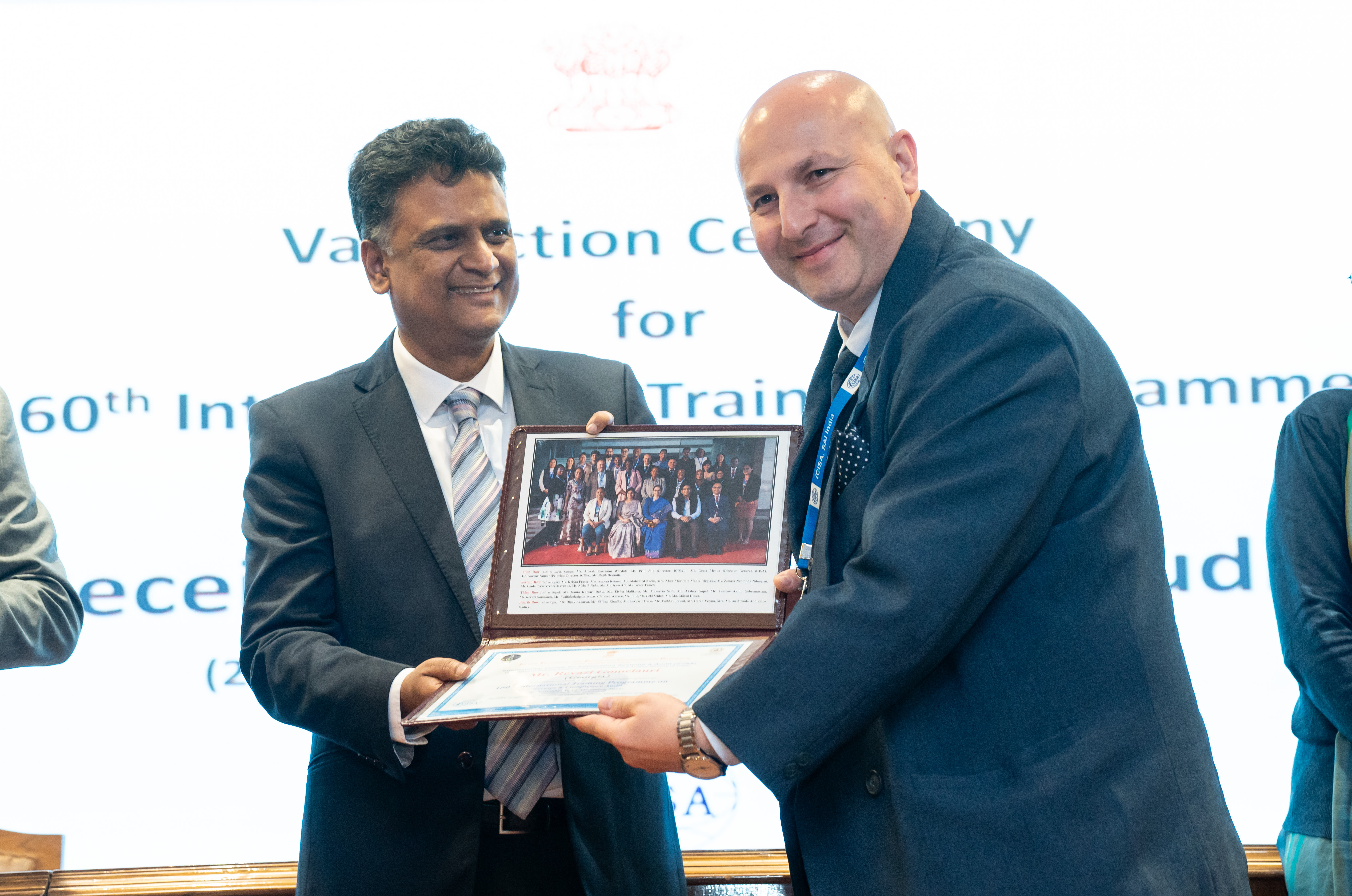 Revaz Gomelauri Received iCISA International Certificate